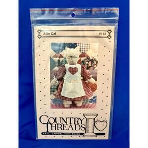 Country Threads #118 Allie Cat & Baby - NIP